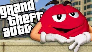 THE RED M&M CANDY MOD (GTA 5 PC Mods Gameplay)