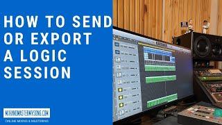 How to export stems from a Logic Pro X Session