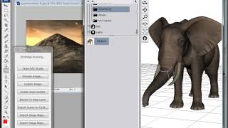 DAZ Studio 3D Bridge, Importing layers. Photoshop bridge