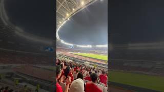 DUKUNGAN SUPORTER INDONESIA SAAT INDONESIA VS ARAB SAUDI 2-0