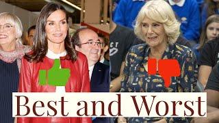 Queen Letizia Regal in Hugo Boss, Crown Princess Victoria Fashion Flops, & More Royal Looks