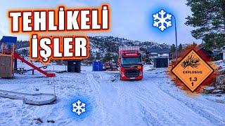 BUZ ÜZERİNDE  HAVAİ FİŞEK TAŞIDIM / 0 KM VOLVO İLE