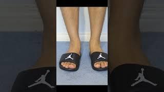 Jordan Black Slides