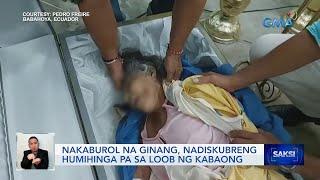 Nakaburol na ginang, nadiskubreng humihinga pa sa loob ng kabaong | Saksi