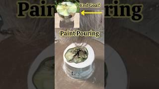 #shorts #paintpouring #jars fluidart #diycraft #trending #pourpainting