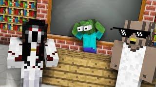 Monster School : GRANNY VS SLENDRINA GAME CHALLENGE - Minecraft Animation