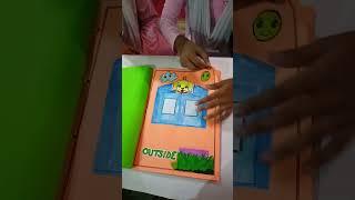 English opposite words with pictures project making । English  TLM working model । opposite...