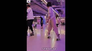 지영#이어보기#좀타는데#꼴랑그거타니?#별란짱구 #rollerskating #운동하는여자 #스핀아레나