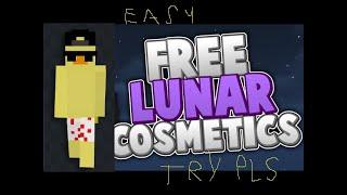 *NEW* Cosmetics Lunar Client Gratis (EXCLUSIVE) *EASY* Tutorial