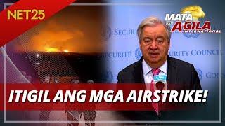 UN chief: Israeli airstrikes sa Syria, tigilan na