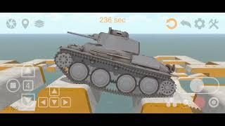 Panzerkampfwagen 38 (t) | Tank physics mobile | Simulation of the chassis of the tank