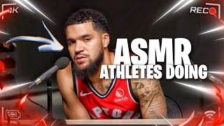 Athletes Trying ASMR (NBA, NHL, NFL) *relaxing*