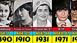 Coco Chanel Transformation From 3 to 87 Year Old