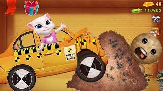 CRAZY TAXI vs ANGELA TOM & The Buddy | Kick The Buddy