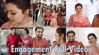 Engagement Full Video || Dr Liya ️ Sreejith ||Candid Cousins
