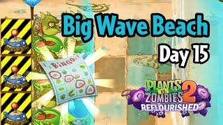 Plants vs Zombies 2: Reflourished | Big Wave Beach Day 15