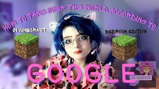 HOW TO TAKE OVER THE WORLD ACCORDING TO GOOGLE!!!! (IN MINECRAFT!!!!!!)