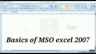 Microsoft Office excel 2007 basics | Beginners | Free online course | MS Excel | Tamil | lieit