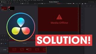 How to Fix Media Offline Error in DaVinci Resolve.