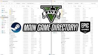 How to find your GTAV Main Game Directory (Steam And Epic) | Step-by-Step Tutorial