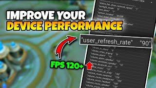 How to Fix FPS DROP in Mobile Legends | Improve Your FPS And DEVICE PERFORMANCE Using This Method