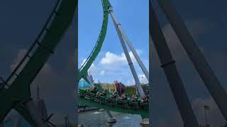The Incredible Hulk Coaster Ride | Islands Of Adventure #shorts