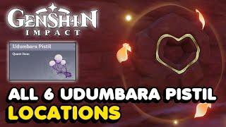 All 6 Udumbara Pistil Locations In Genshin Impact 3.6