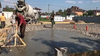 Приём бетона с миксера