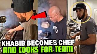 Khabib Nurmagomedov COOKS Food For Islam Makhachev And The Team At UFC 311 (NEW VIDEO)