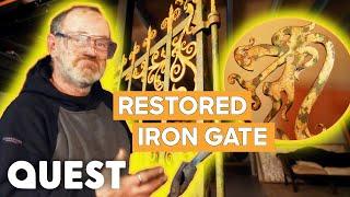 Blacksmith Adds A Welsh Flourish To A Restored 19th Century Gate | Salvage Hunters: The Restorers