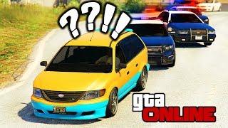 ПОЛИЦЕЙСКИЕ ДОГОНЯЛКИ ПО ГОРОДУ В GTA 5 ONLINE! ТУПОЙ ПРЕСТУПНИК НЕ НАШЕЛ ДОРОГУ!