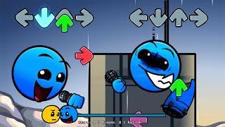 FNF Geometry Dash 2.3 VS NEW Geometry Dash 2.0 All Phases Sings Ejected | Fire in The Hole FNF Mods