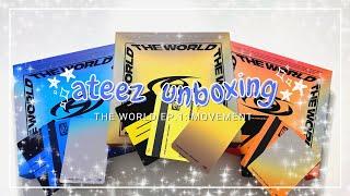  unbox ateez' new album with me || ATEEZ THE WORLD EP.1: MOVEMENT UNBOXING