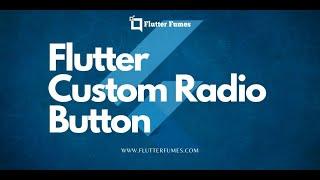 Flutter tutorial for beginner #18 Flutter Radio button, radiobutton widget flutter