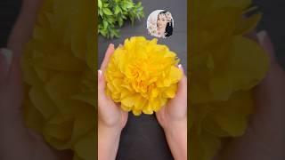 How to make Easy Tissue Paper Flowers  DIY Paper Craft Tutorial