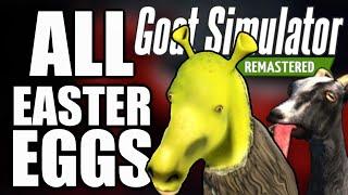 Goat Simulator REMASTERED All Easter Eggs And Secrets (Goatville & Goat City Bay)