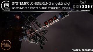 Elite Dangerous: SYSTEM KOLONISIERUNG angekündigt - Cobra MK V kommt - Massensprung am Samstag