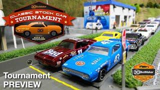 Classic Stock Car Tournament Preview | Custom Diecast NASCAR