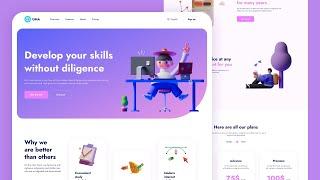 Landing Page Design Tutorial | Web Design in Figma