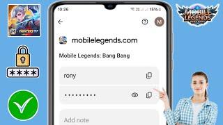 How To See Your Password in Mobile Legends (Update 2024) | See Moonton Password