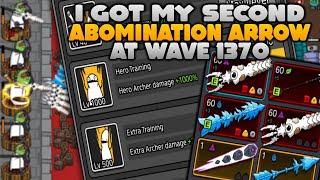 ARROW WAR Episode 19 | I got my 2nd ABOMINATION ARROW at WAVE 1370 | Android/IOS GAMEPLAY