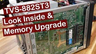 QNAP NAS Memory Upgrade & Quick Look Inside TVS-882ST3!