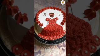 beautiful cake design for girls ️ #shorts #cake #trending