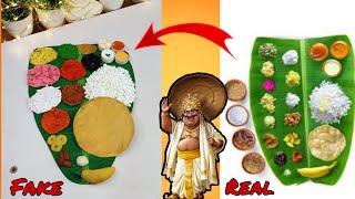 Onam special DIY - Onam food Making fake  #viral #trending #onam #craft #diy