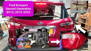 how to change Stop Lamp | Position Lamp | Direction Indicator on Ford Ecosport mk2 #taillight