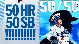 50/50!! Shohei Ohtani makes history with the FIRST-EVER 50-HR/50-SB SEASON! | 大谷翔平ハイライト