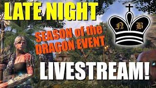 ESO - Nord Bytes Live Stream - Late night Season of the Dragon event in The Elder Scrolls Online