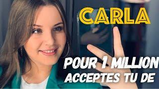 Carla (bim bam toi) Pour 1 million acceptes-tu de… Ne plus chanter ? Adopter un reptile ?