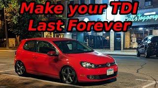 How to Make Your Mk6 TDI Last Forever