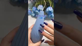 Making Blue Candle ASMR #candle #candles #candlemaking #diy #candlebusiness #blue #pillar #asmr